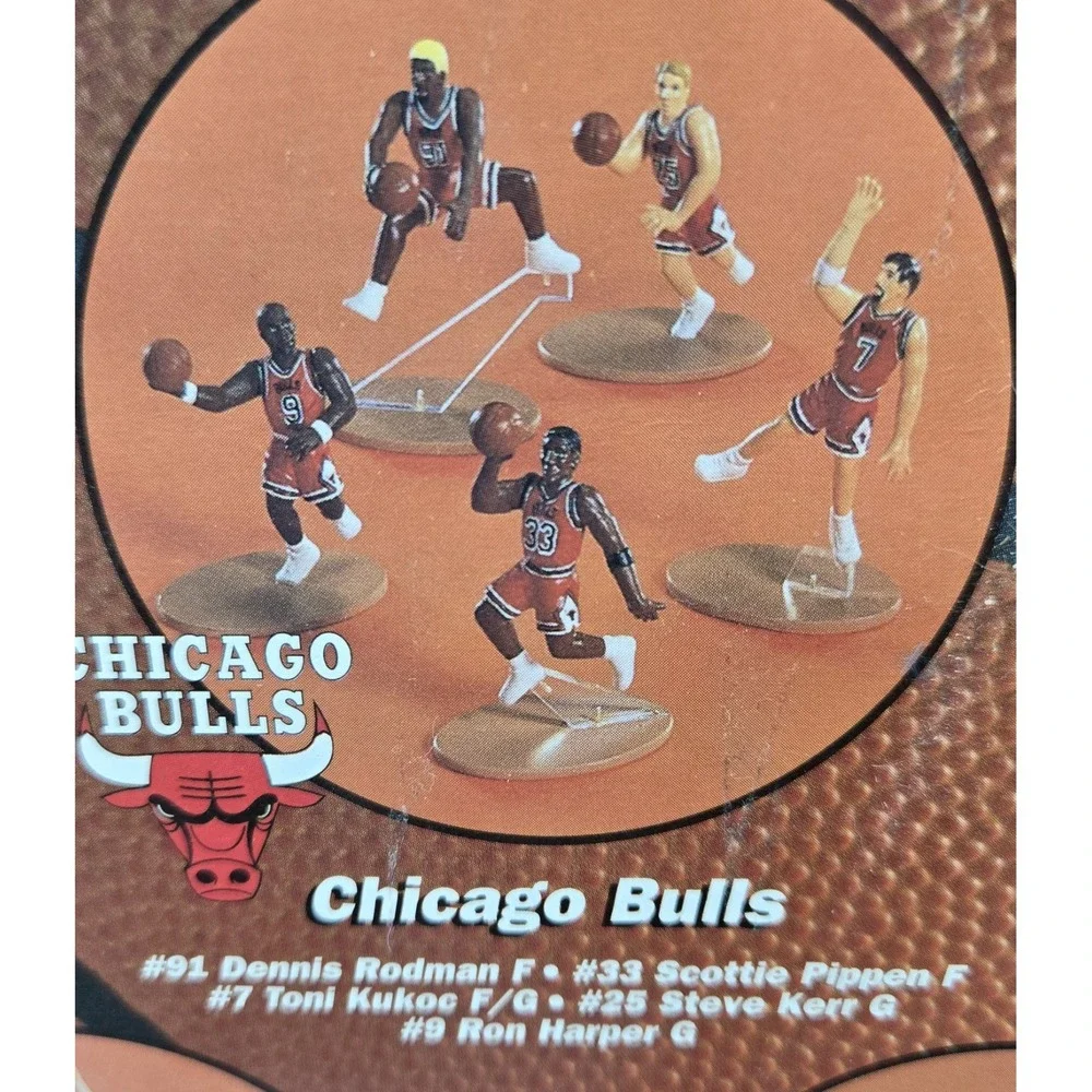 Vintage 1997 Galoob All-Star MVPs Chicago Bulls Figure Set Sealed Pippen Rodman